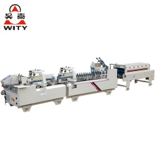 Automatic Carton Box Folder Gluer Machine With Pre-fold for Pizza Box Hamburger Box